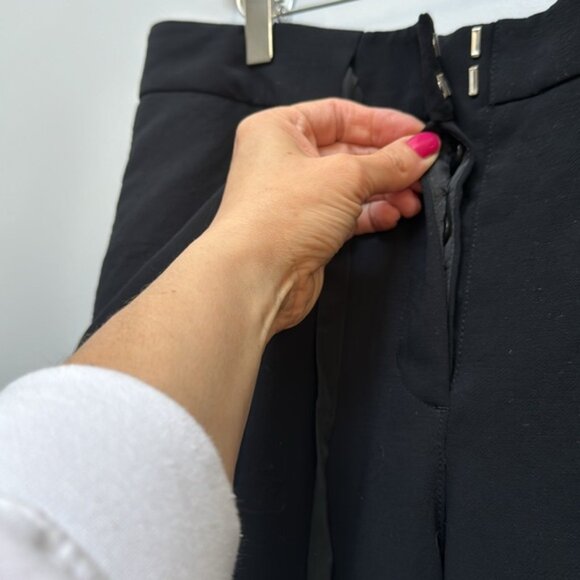 Aritzia Wilfred Black Ankle Length Allant Pants Size 6 - Picture 9 of 12